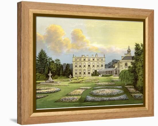 Dytchley House, Oxfordshire, Home of Viscount Dillon, C1880-Benjamin Fawcett-Framed Premier Image Canvas