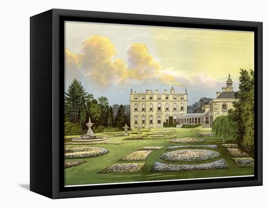 Dytchley House, Oxfordshire, Home of Viscount Dillon, C1880-Benjamin Fawcett-Framed Premier Image Canvas