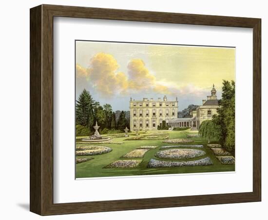 Dytchley House, Oxfordshire, Home of Viscount Dillon, C1880-Benjamin Fawcett-Framed Giclee Print