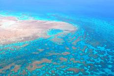 Great Barrier Reef, Cairns Australia, Seen from Above-dzain-Photographic Print