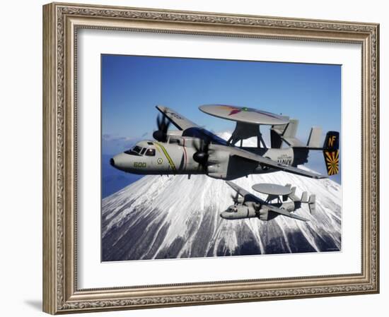 E-2C Hawkeyes-Stocktrek Images-Framed Photographic Print