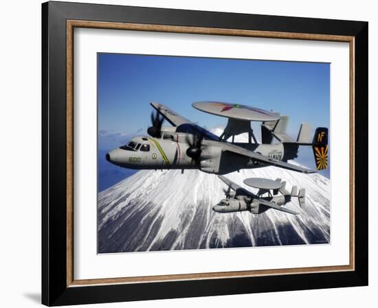 E-2C Hawkeyes-Stocktrek Images-Framed Photographic Print