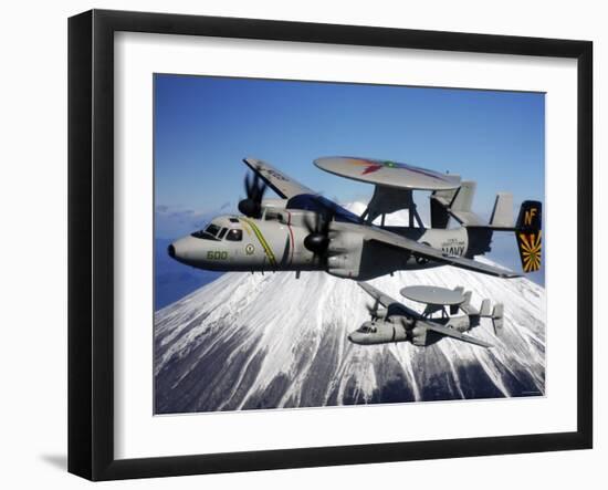 E-2C Hawkeyes-Stocktrek Images-Framed Photographic Print