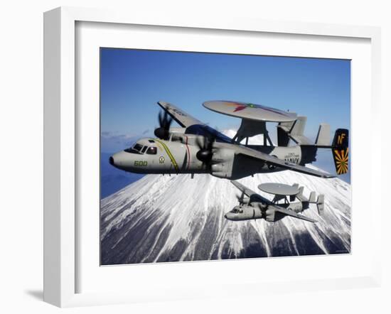 E-2C Hawkeyes-Stocktrek Images-Framed Photographic Print