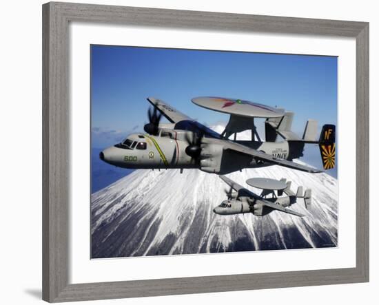 E-2C Hawkeyes-Stocktrek Images-Framed Photographic Print