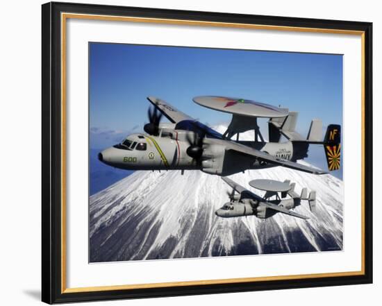 E-2C Hawkeyes-Stocktrek Images-Framed Photographic Print