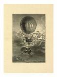 French Balloonist Jacques Alexandre César Charles Receiving a Wreath from Apollo-E. A. Tilly-Framed Giclee Print