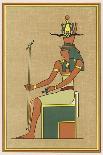 Book of the Dead: Ani and His Wife Tutu Adoring Thoth-E.a. Wallis Budge-Framed Art Print
