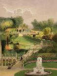 Vista in the Gardens of Teddesley, from "Gardens of England," Published 1857-E. Adveno Brooke-Giclee Print