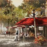 Paris in the Rain-E. Anthony Orme-Framed Stretched Canvas