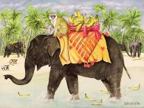 Elephants with Bananas, 1998-E.B. Watts-Giclee Print