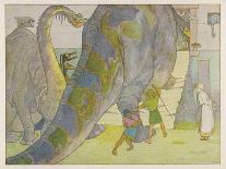 Noah Finds That the Dinosaurs are Too Large to be Saved in His Ark-E. Boyd Smith-Art Print