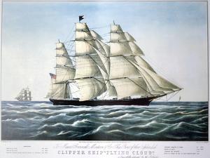 Clipper Ship Flying Cloud, 1851-1907 by E Brown Jr
