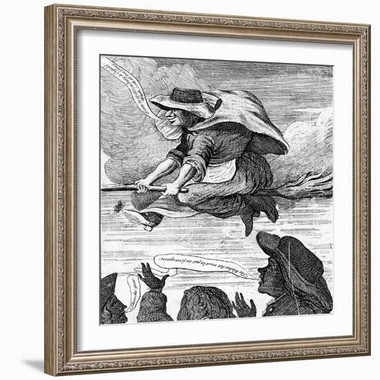 E. Canning Vindicated, or Gypsies Flight to Enfield Wash', 1753 (Etching)-English-Framed Giclee Print