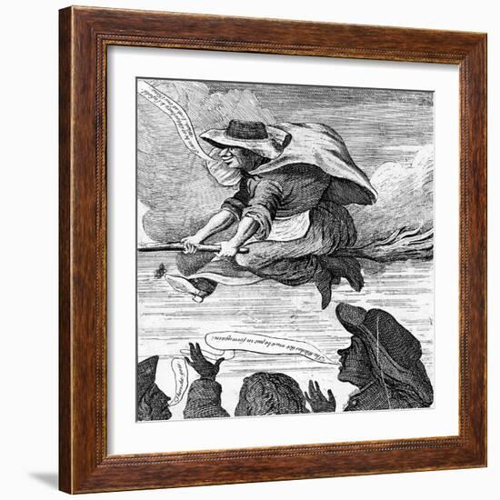 E. Canning Vindicated, or Gypsies Flight to Enfield Wash', 1753 (Etching)-English-Framed Giclee Print