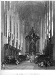 St Paul's Cathedral Interior, London, 1837-E Challis-Giclee Print