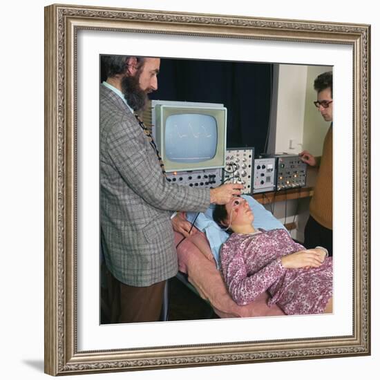 E.E.G recording-Unknown-Framed Photographic Print