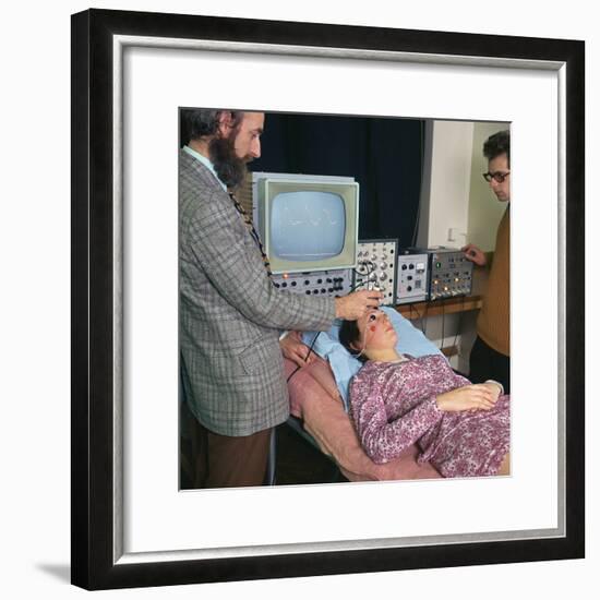 E.E.G recording-Unknown-Framed Photographic Print