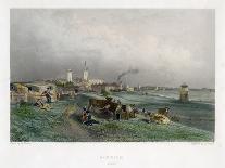 Chatham, Kent, 1860-E Finden-Framed Giclee Print