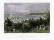 The Narrows as Seen from Staten Island, New York, USA, 1837-E Finden-Mounted Giclee Print