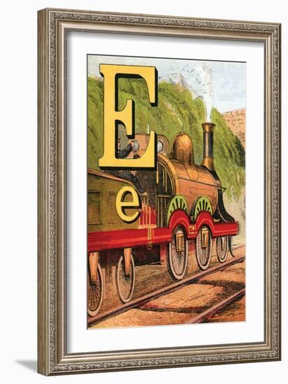 E For the Engine That's Lighted With Coke-Edmund Evans-Framed Art Print