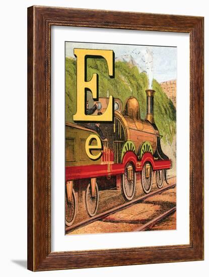 E For the Engine That's Lighted With Coke-Edmund Evans-Framed Art Print