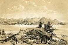 The Bay and Island of Hong Kong, 1847-E Gilks-Mounted Giclee Print