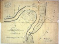 Map of the Mouth of the Chicago River, Illinois with the Plan of the Proposed Piers for Improving…-E. Harrison-Framed Premier Image Canvas