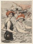 Bathing Lady and Bathing-Woman-E. Hulemann-Art Print
