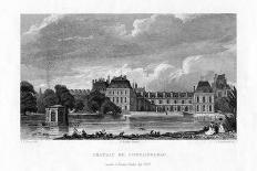 Chateau De Fontainebleau, France, 1829-E I Roberts-Giclee Print