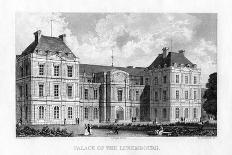 Luxembourg Palace, Paris, C1830-E I Roberts-Giclee Print