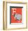 E is for Elephant (red)-Theodor (Dr. Seuss) Geisel-Framed Art Print