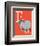 E is for Elephant (red)-Theodor (Dr. Seuss) Geisel-Framed Art Print