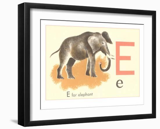 E is for Elephant-null-Framed Premium Giclee Print