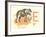 E is for Elephant-null-Framed Art Print