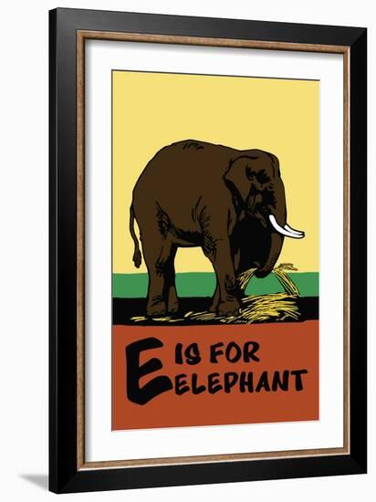 E is for Elephant-Charles Buckles Falls-Framed Premium Giclee Print