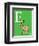 E is for Elk (green)-Theodor (Dr. Seuss) Geisel-Framed Art Print