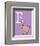 E is for Elk (purple)-Theodor (Dr. Seuss) Geisel-Framed Art Print