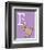 E is for Elk (purple)-Theodor (Dr. Seuss) Geisel-Framed Art Print