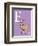 E is for Elk (purple)-Theodor (Dr. Seuss) Geisel-Framed Art Print