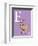 E is for Elk (purple)-Theodor (Dr. Seuss) Geisel-Framed Art Print