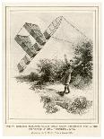 The Inventor Alexander Graham Bell Flying His Tetrahedral Kite-E.j. Meeker-Premium Giclee Print