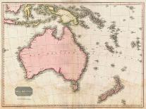 John Pinkerton's Map of Australia and the South West Pacific, 1818-E. J. Pinkerton-Premium Giclee Print