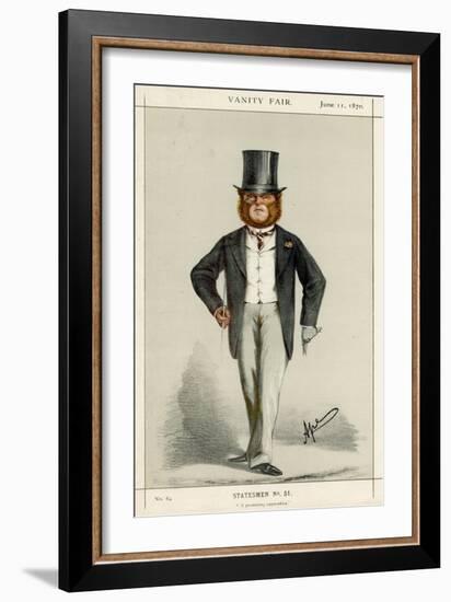 E.Knatchbull-Hugessen-Carlo Pellegrini-Framed Art Print