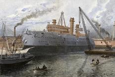 'Bismarck' Construction-E Limmer-Mounted Art Print