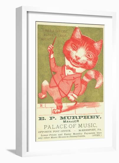 E.P. Murphey, Palace of Music Trade Card-null-Framed Giclee Print