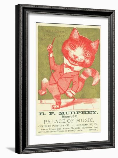 E.P. Murphey, Palace of Music Trade Card-null-Framed Giclee Print