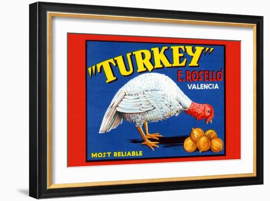 E. Rosello "Turkey" Valencia Onions-null-Framed Art Print