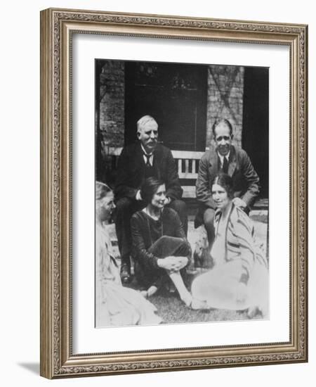 E. Rutherford Together with Niels Bohr-Peter Fowler-Framed Photographic Print