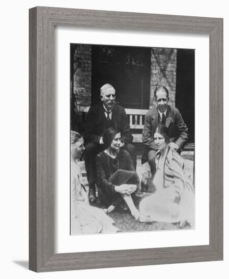 E. Rutherford Together with Niels Bohr-Peter Fowler-Framed Photographic Print